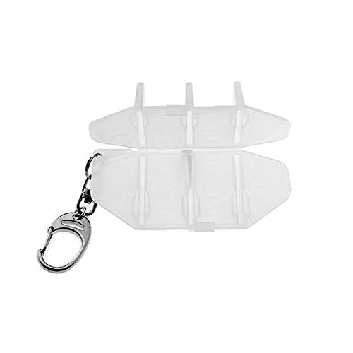 Lstyle Dart Flight Case: Hard Shell Case for Dart Flights - Holds One Set of Flights - Milky White