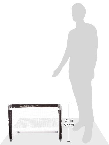 Franklin Sports NHL Kids Mini Hockey Goal Set - (2) Mini + Knee Hockey Goals, (4) Youth Sticks, (2) Goalie Sticks + (4) Foam Balls - Knee + Mini Hockey Set - color: Black