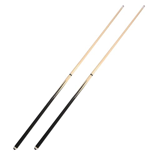 Pool Sticks Billiard Cues 2-Piece 58 Inch Pool Table Sticks 19 oz 13mm Glue-on Tips Hardwood Wooden Pool Cues Stick Set of 2/4 / 6 - style: Pack of 2