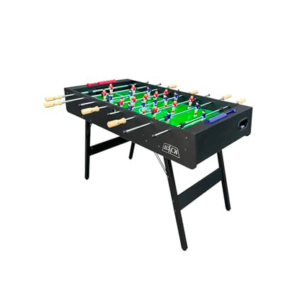 KICK Arcadia 48" Folding Foosball Table – Compact Indoor Game Table - color: Black
