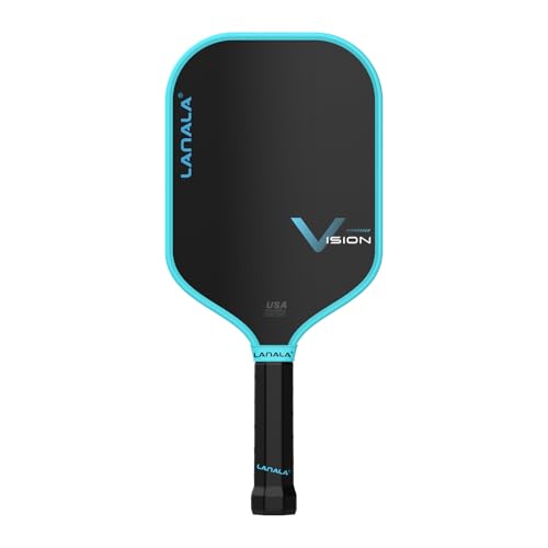 Pickleball Paddle, Raw Carbon Fiber T700 Abrasion-Resistant Surface, 16MM Polypropylene Honeycomb core, USAPA Approved, High Grit,The Pickleball Paddle Designed for Control Spin & Consistency