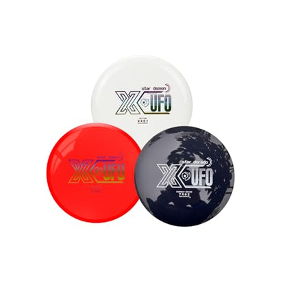 X-UFO Disc Golf Set - Disc Golf Starter Set, Includes 1 Putter, 1 Driver, and 1 midrange disc, Weighing 170-178 Grams Suitable for Beginners and Professional disc Golf tournaments - color: Set 5
