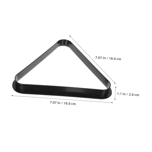 Toddmomy Mini Billiard Rack Triangle Pool Ball Rack Plastic Pool Table Accessories Compact 7.08In Billiard Triangle Frame
