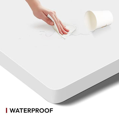 SANODESK Universal Tabletop 40"x24"x1" Thickness One-Piece Table Top Rectangular Particle Board for Standing Desk and Home Office Countertop DIY,White Desk Top - color: White, size: 40*24*1 Inch