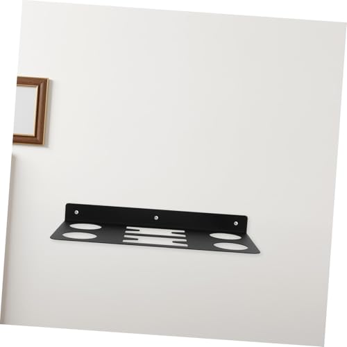 ULTECHNOVO Black Wall-mounted Sports Equipment Wall Rack with Solid Iron Structure, Wide Compatibility and Easy Installation, for Game Room or Training Center Storage