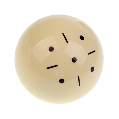 Black Dot Practice Training Billiard Pool Cue Ball 2 1/4'' 6 oz