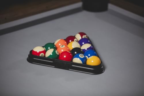 Mizerak Pool Ball Triangle Rack – Regulation Size – Durable Black Plastic – Perfect for 8-Ball or 9-Ball Pool Tables