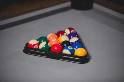 Mizerak Pool Ball Triangle Rack – Regulation Size – Durable Black Plastic – Perfect for 8-Ball or 9-Ball Pool Tables