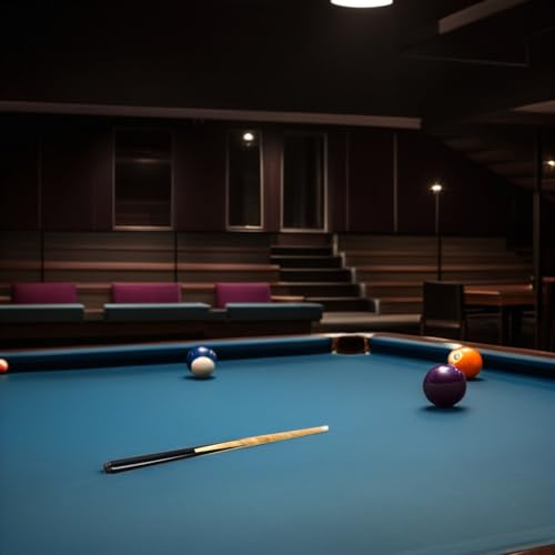 Mikinona Lightweight Short Pool Cue Stick Billiard Cue Rod for Spaces for Teens and Students Easy to Store and Transport