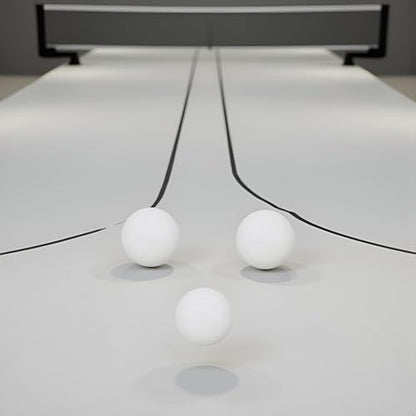 BWESOO 3Pcs White Table Tennis Sports Balls Ping Pong Ball Club Match Balls High Elasticity Table Tennis Outdoor Sport Accessories Durability Table Tennis Leisure Sports and Game Room (40mm)