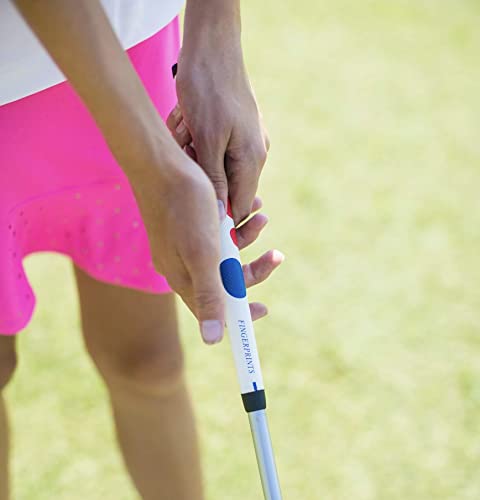 Fingerprints Junior Golf Club Set - Perfect for Junior Golfers - Left-Handed & Right-Handed Options - Complete Set in Multiple Sizes with Driver, Hybrid, 7i, PW, Putter & Stylish Stand Bag - size: Golf Club Set for 45"-52" tall