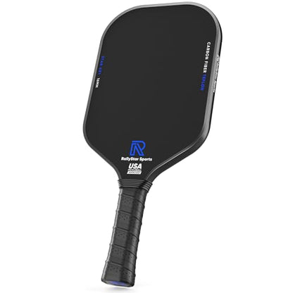 Carbon Fiber Pickleball Paddle, USAPA Approved 16mm T700 Thermoformed Pickle-Ball Paddle with Polypropylene Honeycomb Core,High Grit & Spin,Ideal for Beginner and Skilled Players,Comes with a Cover