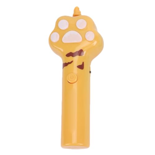 ZJchao Interactive in the Dark Flying Disc Cat Toy with USB Rechargeable Battery Silent Design for Indoor Kittens Playful Adult Cats