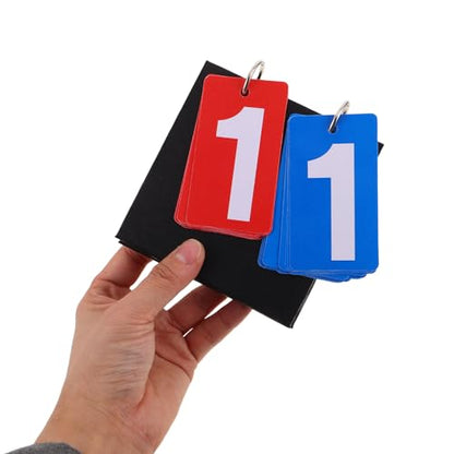 Mini Table Scoreboard: Score Counter for Football Volleyball Card Games - Portable Compact Scoreboard for Table Tennis Basketball Tournaments