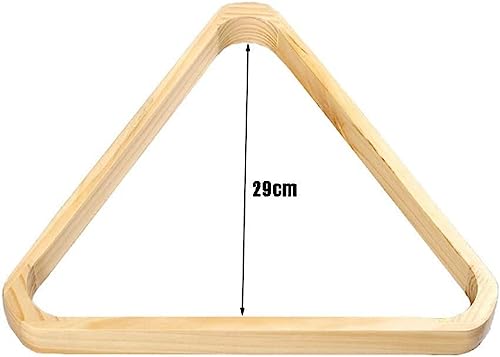 Triangle Ball Rack Solid Wood,Pool Table Triangle 2 1/16 inches (52.5Mm),Pool Triangles Suitable for 15 Balls