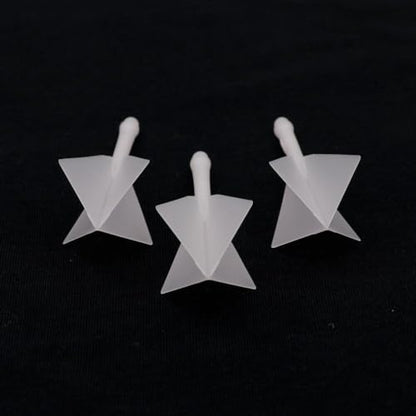 CUESOUL Rost AK5 Integrated Dart Shaft and Flights Transparent Color-S/M/L - color: Diamond Shape, size: M-28mm