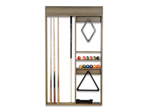 Empire USA Doc & Holiday - Arcadia Wall Rack for George Table - (Nutmeg) - color: Nutmeg