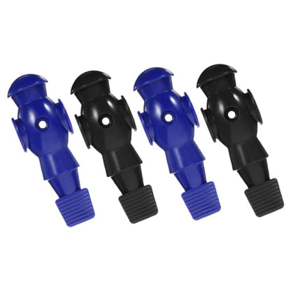 POPETPOP 4Pcs Foosball Player Figures Replacement for Table Football Machines PP Resin Soccer Player Statues Lightweight Desk Soccer Action Figurines Easy to Install in Dark and Navy Colors