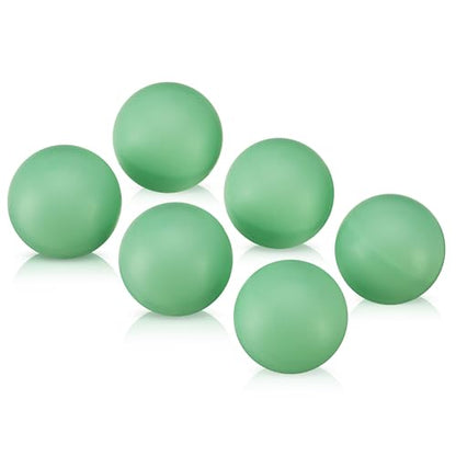 True Glow in the Dark Ping Pong Balls, Durable Lightweight Tennis Ball, Fun Drinking Games, Perfect for Indoor and Outdoor, Game Night, Party Supplies, Set of 6