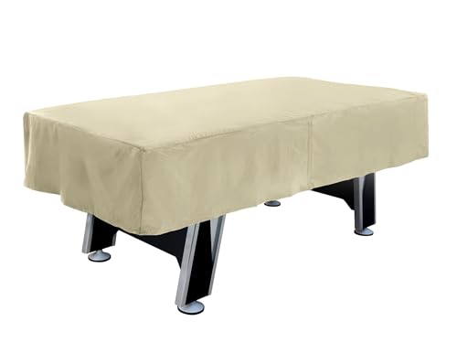 Covermates Elite Air Hockey Table Cover – Water-Resistant, All-Weather Game Table Protector with Touch Fastener Closures, Durable Polyester Indoor Outdoor Cover, 84W x 44D x 15H, Khaki