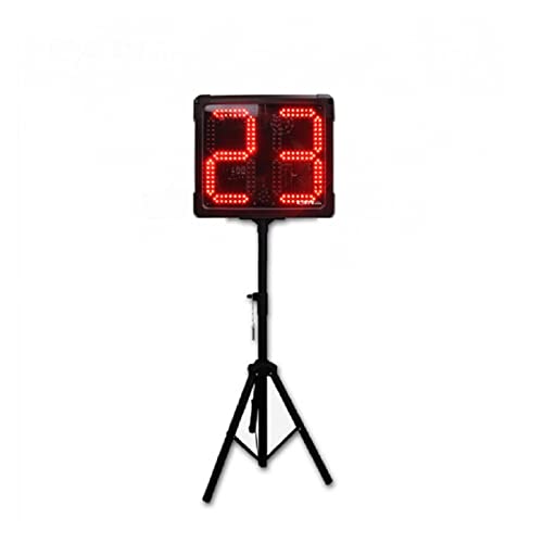 Electronic Scoreboard Multisport Indoor Scoreboard,Programmable 24S Countdown Scoreboard Wall Clock Equipment, Digits Score Unit with Scores, Tabletop & Wall Mount