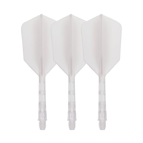 CUESOUL ROST T19 Integrated Dart Shaft and Flight Slim Shape M Size 28mm - color: White