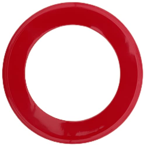 Discet Blank Ring Flyers - Pack of 3 - Choose from 13 Colors, Advanced Aerodynamics for Graceful and Effortless Flight - color: Red
