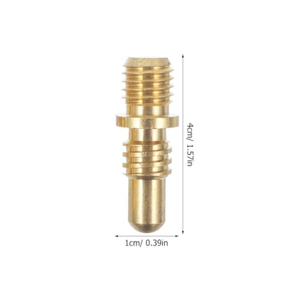 Totority Billiard Cue Joint Screws 2 Sets Heavy Duty Copper Pool Cue Extension Hardware, Professional Snooker Connecting Pins for Repair & Shaft Extension, Replacement Accessories
