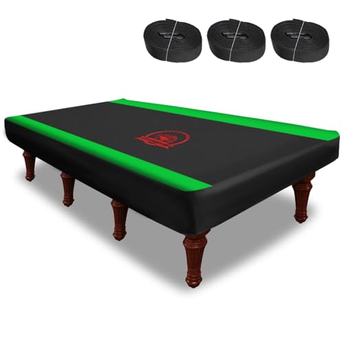COVERVIN Billiard Pool Table Cover,Heavy Duty 210D Oxford Cloth Material All Weather Waterproof Dustproof UV Protection(9ft/Green) - color: Green, size: 9FT