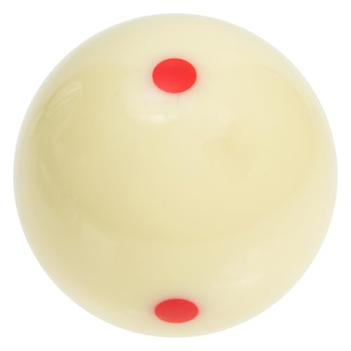 Regulation Six Dots Professional Cue Ball White Billiard Ball for Pool Table Training High-Grade Phenolic Resin Scratch Resistant
