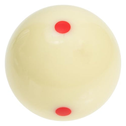 Regulation Six Dots Professional Cue Ball White Billiard Ball for Pool Table Training High-Grade Phenolic Resin Scratch Resistant