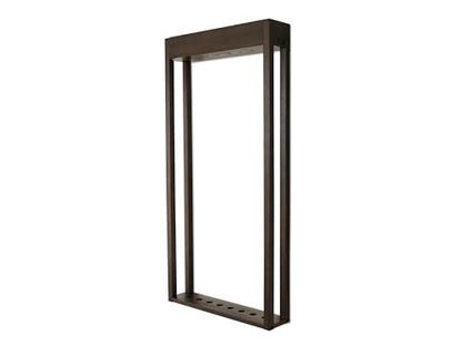 Empire USA Nixon Billiards - Bryant Wall Rack for Bryant, KAI Table - (Waxed Brown) - color: Waxed Brown