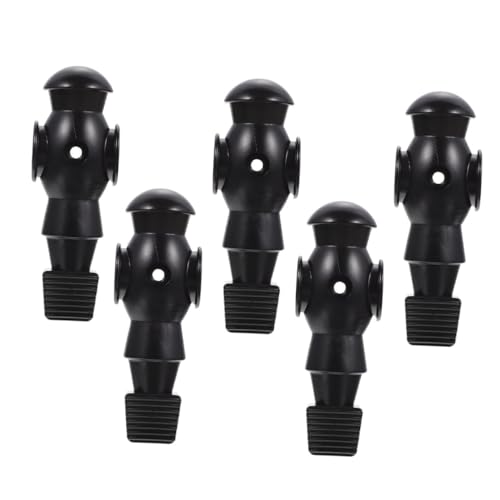 5Pcs Foosball Table Soccer Player Replacement Resin Figurines Wear-Resistant Football Men for Standard Rods Desktop Football Game Accessories
