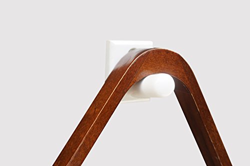 Standard Pool and Billiards Rack Wall Mount (Made In The USA) (White) - color: White