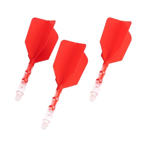 CUESOUL ROST T19 Integrated Dart Shaft and Flight Slim Shape M Size 28mm - color: Red