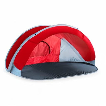 ONIVA - a Picnic Time Brand - Manta Portable Beach Tent - Pop Up Tent - Beach Sun Shelter Pop Up, (Red) - color: Red