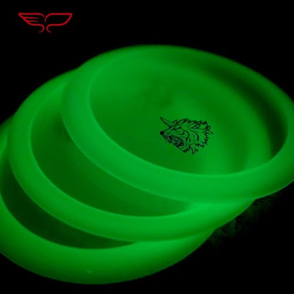 Yikun Disc Golf Driver - 170-175g PDGA Approved Fairway Distance Drivers | Glow, Glaze Line & Phoenix Line Options | Professional Golf Discs for Outdoor Games & Competition (Color May Vary) - color: Semi-transparent