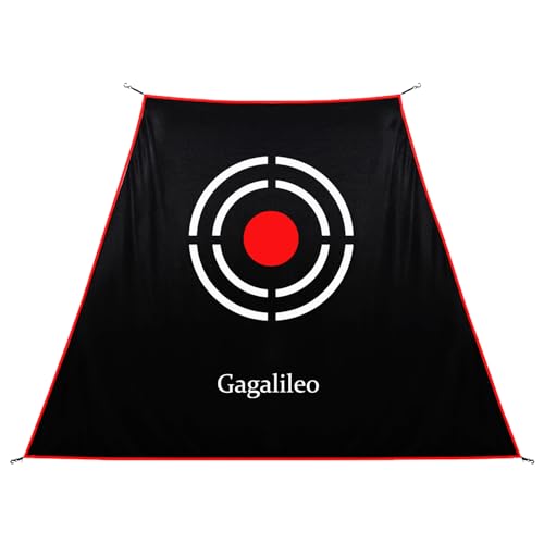 Gagalileo Golf Target Cloth: Protective Net Portable Easy Setup with S-Hooks & Ropes Indoor Outdoor Practice All Golfers Training Accuracy for Backyard Garage - size: 7.8X5X3.6FT