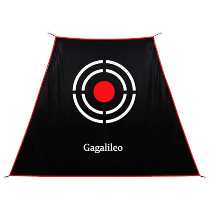 Gagalileo Golf Target Cloth: Protective Net Portable Easy Setup with S-Hooks & Ropes Indoor Outdoor Practice All Golfers Training Accuracy for Backyard Garage - size: 7.8X5X3.6FT