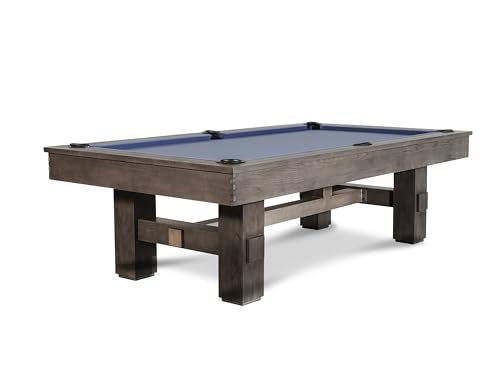 Nixon Billiards - Kemp Slate Billiard Pool Table (Grayson Gray, 7FT and 8FT) - size: 7FT With Installation