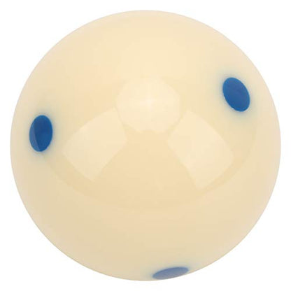 57.2mm DotSpot Cue Ball HighQuality Resin Billiard Training Ball for Practice Sessions Gym 1 Piece - color: Blue Dot