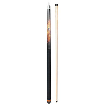 ASKA Fireball Jump Break Cue Stick, 3-Piece Pool Cue, 13mm Phenolic Tip, Quick Release Joint, Hard Rock Maple Shaft, 58" Break/Jump Billiard Cue - style: 21-Ounce