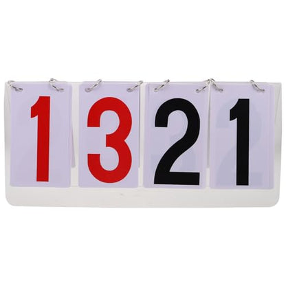 TOYANDONA Portable Tabletop Scoreboard Flipper Multi-Sports Score Keeper Flip Scoreboard for Tennis Baseball Basketball Volleyball