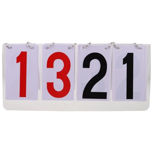 TOYANDONA Portable Tabletop Scoreboard Flipper Multi-Sports Score Keeper Flip Scoreboard for Tennis Baseball Basketball Volleyball