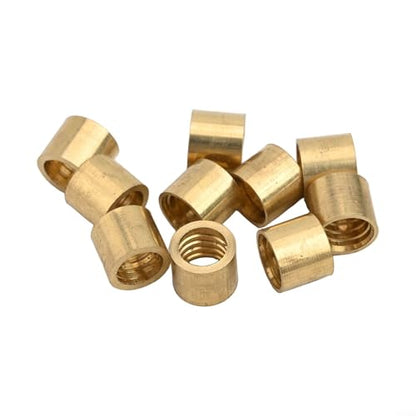 Brass Billiard Cue Tip Hoop Ferrule, Snooker Pool Cue Repair Replacement Ring, Metal Collar for Cue Tip Maintenance, Multiple Sizes Available(9.5mm) - size: 9.5mm