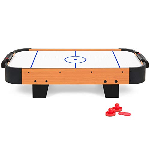 40” Air hockey Table With 2 Pucks And 2 Strikers Arcade Game Table Set Surface Perfect For Parties And Family Gatherings Ideal For Kids Children And Adult Alike Great Birthday Gift Space-saving Design