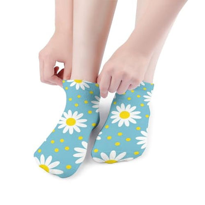 5 Pairs Women’s Low Cut Ankle Socks, Soft Athletic No Show for Running Yoga Daily Wear - color: Picture (11)