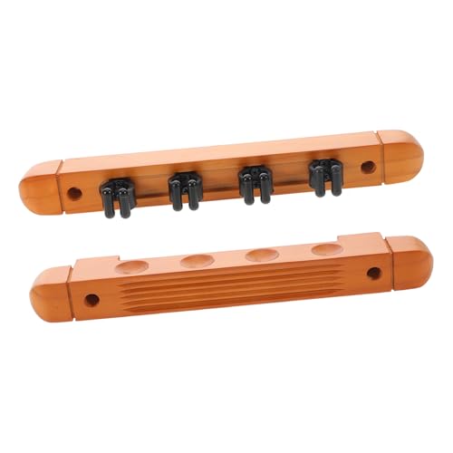 Outanaya Pcs Wall Mount Cue Rack Pool Stick Rack Wooden Billiard Cue Holder Wall-mounted for Billiards