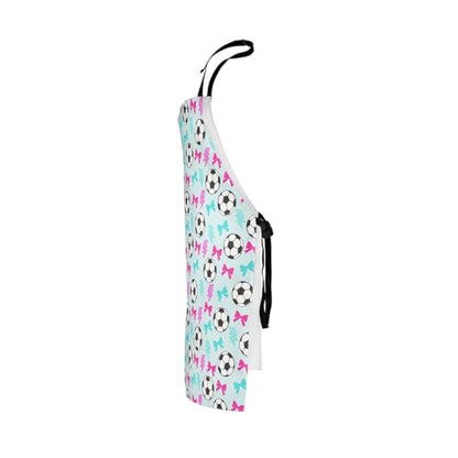 Manfei Volleyball Kids Kitchen Apron - color: Pink Blue