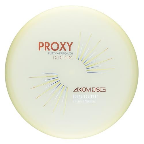 Axiom Discs Total Eclipse Glow 2.0 Proxy Disc Golf Putter (Colors May Vary)